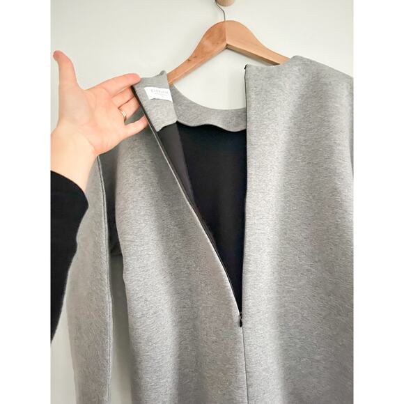 Everlane | Thick Scuba Knit Relaxed Fit Tunic Dress | Gray | Sz XS | NWOT - Picture 7 of 7